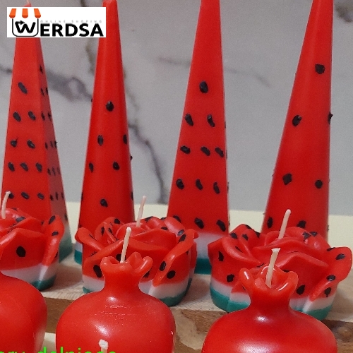 شمع مخروطی هندوانه